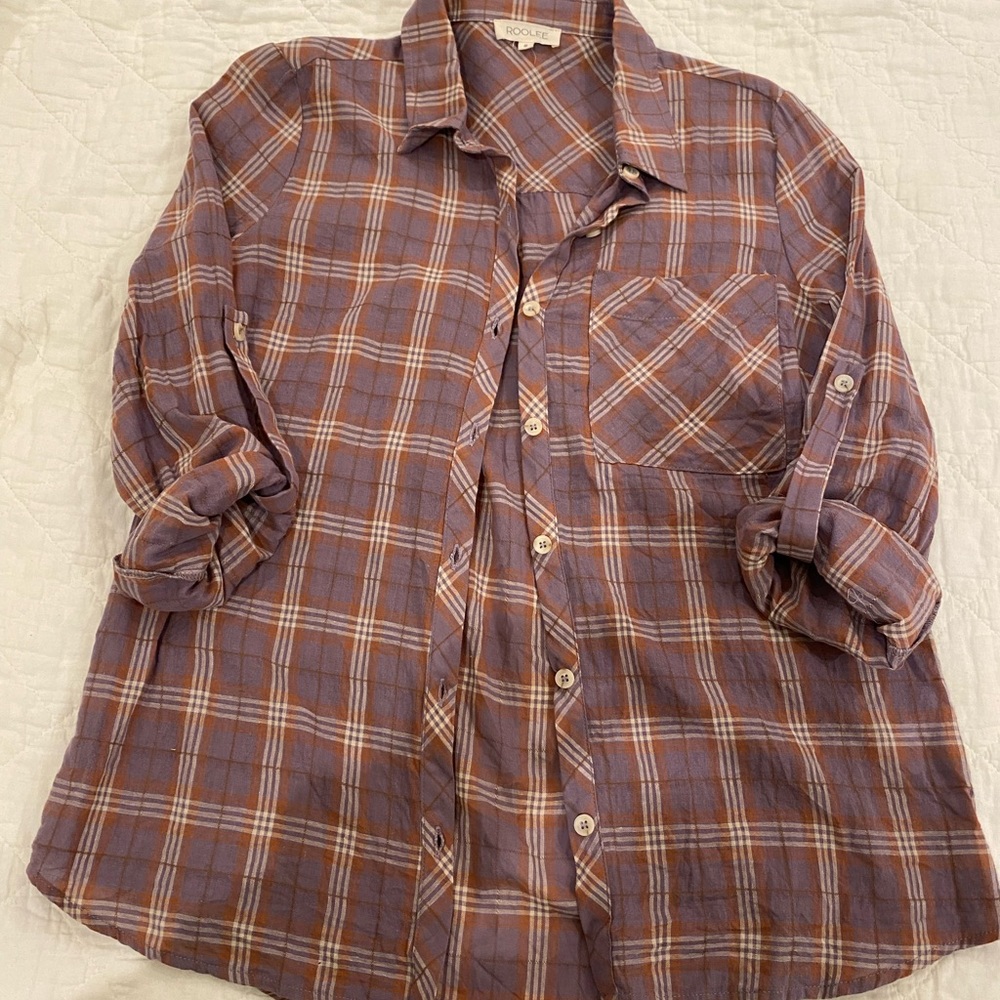 Roolee Plaid Button Up